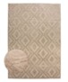 Tapis scandinave - Contour Diamond beige - overzicht, thumbnail