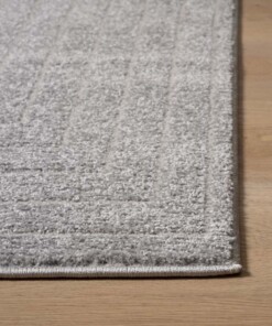 Tapis scandinave - Contour Edge gris - close up
