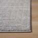 Tapis Carré scandinave - Contour Edge gris - close up, thumbnail