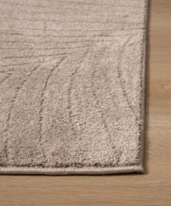 Tapis Carré scandinave - Contour Leaf beige - close up, thumbnail Tapis Carré scandinave - Contour Leaf beige - close up, thumbnail