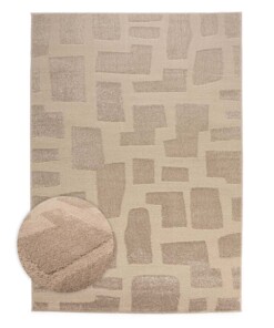 Tapis scandinave - Contour Stone beige - overzicht
