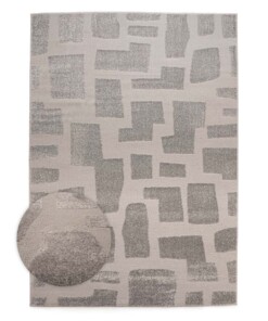 Tapis scandinave - Contour Stone gris - overzicht