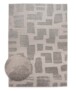 Tapis scandinave - Contour Stone gris - overzicht, thumbnail