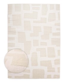 Tapis scandinave - Contour Stone Crème - overzicht, thumbnail