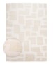 Tapis scandinave - Contour Stone Crème - overzicht, thumbnail