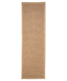 Tapis de balcon aspect jute - bohème Stripe beige/marron - overzicht, thumbnail