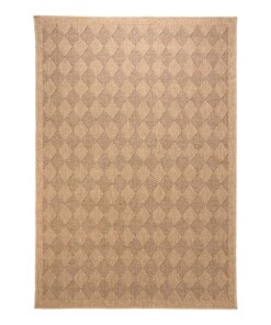 Tapis d'extérieur aspect jute - bohème Jewel beige/marron - overzicht