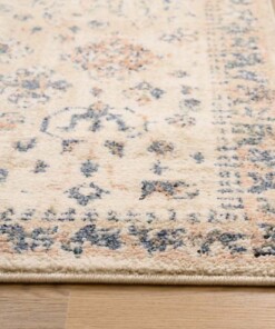 Tapis bohème - Fancy Kavya Crème/Multicolore - close up