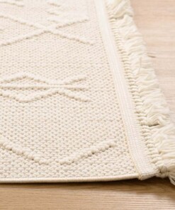Tapis - Knit Tribe blanc - close up, thumbnail Tapis - Knit Tribe blanc - close up, thumbnail
