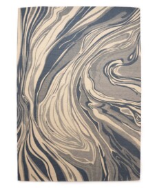 Tapis aspect marbre - Weave Marble gris/bleu - overzicht, thumbnail