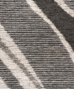 Tapis aspect marbre - Weave Marble noir/blanc/gris - close up