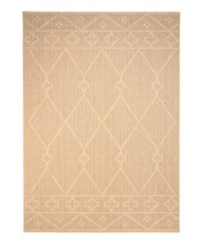 Tapis d'extérieur bohème - Retreat losange beige - overzicht, thumbnail Tapis d'extérieur bohème - Retreat losange beige - overzicht, thumbnail