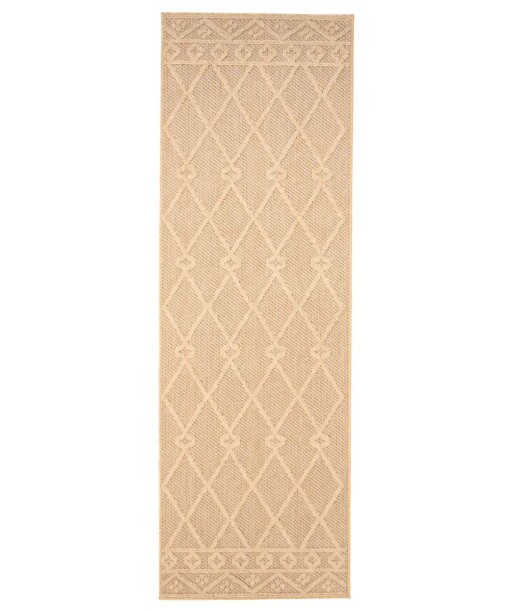 Tapis de balcon bohème - Retreat losange beige - overzicht