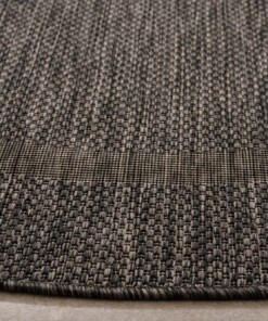 Tapis d'extérieur Rond - Sunset noir - close up
