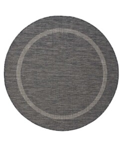 Tapis d'extérieur Rond - Sunset noir - overzicht