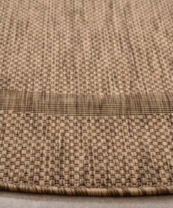 Tapis d'extérieur Rond - Sunset marron clair - close up