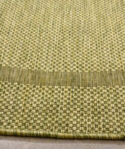 Tapis d'extérieur Rond - Sunset vert pomme - close up