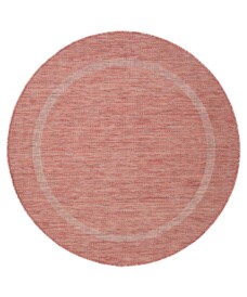 Tapis d'extérieur Rond - Sunset rouge - overzicht, thumbnail Tapis d'extérieur Rond - Sunset rouge - overzicht, thumbnail