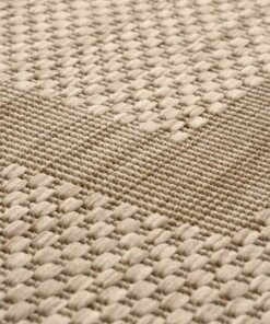 Tapis d'extérieur Rond - Sunset argent - close up