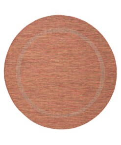 Tapis d'extérieur Rond - Sunset terracota - overzicht