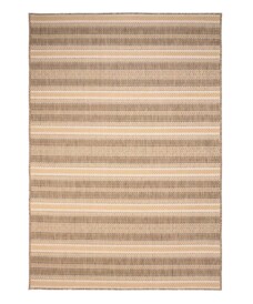 Tapis d'extérieur rayé - Coastal Path beige - overzicht, thumbnail