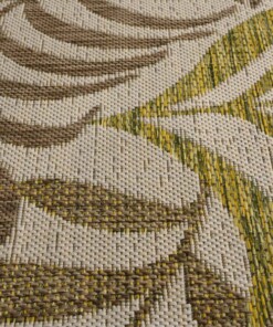 Tapis de balcon Feuilles de palmier - Coastal Breeze beige/vert - close up, thumbnail Tapis de balcon Feuilles de palmier - Coastal Breeze beige/vert - close up, thumbnail