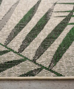 Tapis de balcon Feuilles de palmier - Coastal Cliffs vert - close up