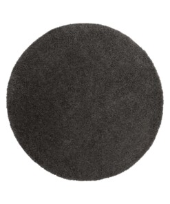 Tapis Rond poils longs Shaggy Trend - gris - overzicht