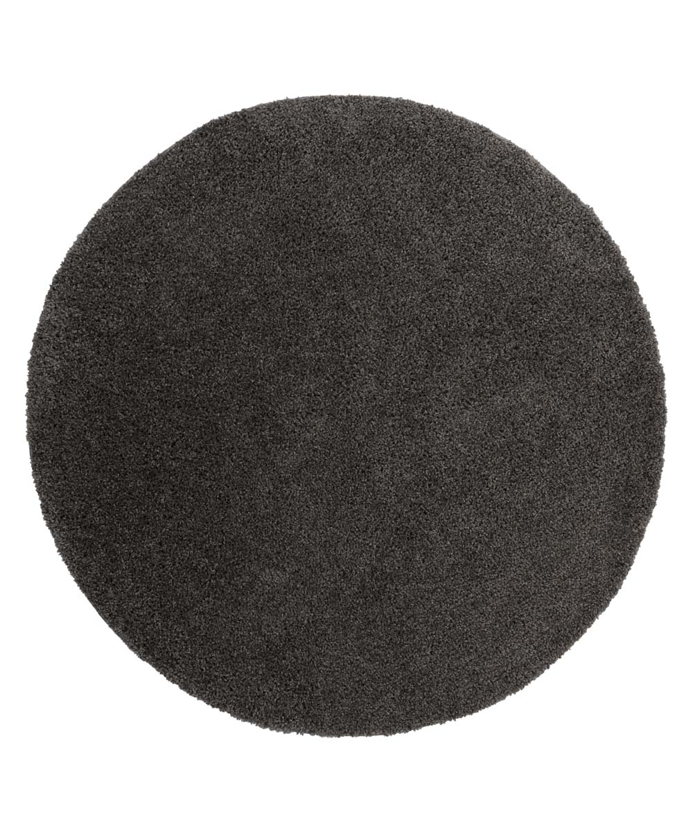 Tapis Rond poils longs Shaggy Trend - gris - overzicht Tapis Rond poils longs Shaggy Trend - gris - overzicht