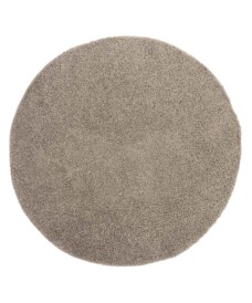 Tapis Rond poils longs Shaggy Trend - gris clair - overzicht, thumbnail