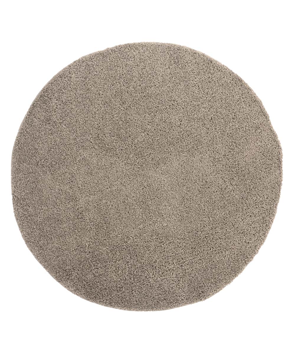 Tapis Rond poils longs Shaggy Trend - gris clair - overzicht Tapis Rond poils longs Shaggy Trend - gris clair - overzicht