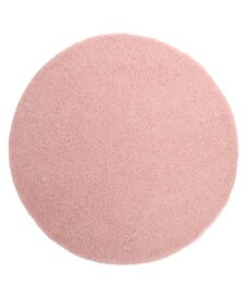 Tapis Rond poils longs Shaggy Trend - rose clair - overzicht, thumbnail