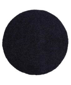 Tapis Rond poils longs Shaggy Trend - bleu marine - overzicht, thumbnail