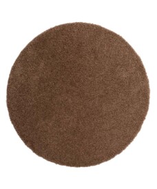 Tapis Rond poils longs Shaggy Trend - Moka - overzicht, thumbnail
