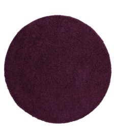 Tapis Rond poils longs Shaggy Trend - violet - overzicht, thumbnail