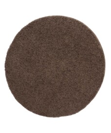 Tapis Rond poils longs Shaggy Trend - taupe - overzicht, thumbnail