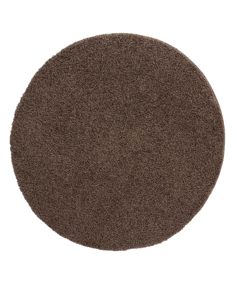 Tapis Rond poils longs Shaggy Trend - taupe - overzicht Tapis Rond poils longs Shaggy Trend - taupe - overzicht