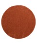 Tapis Rond poils longs Shaggy Trend - terracota - overzicht, thumbnail