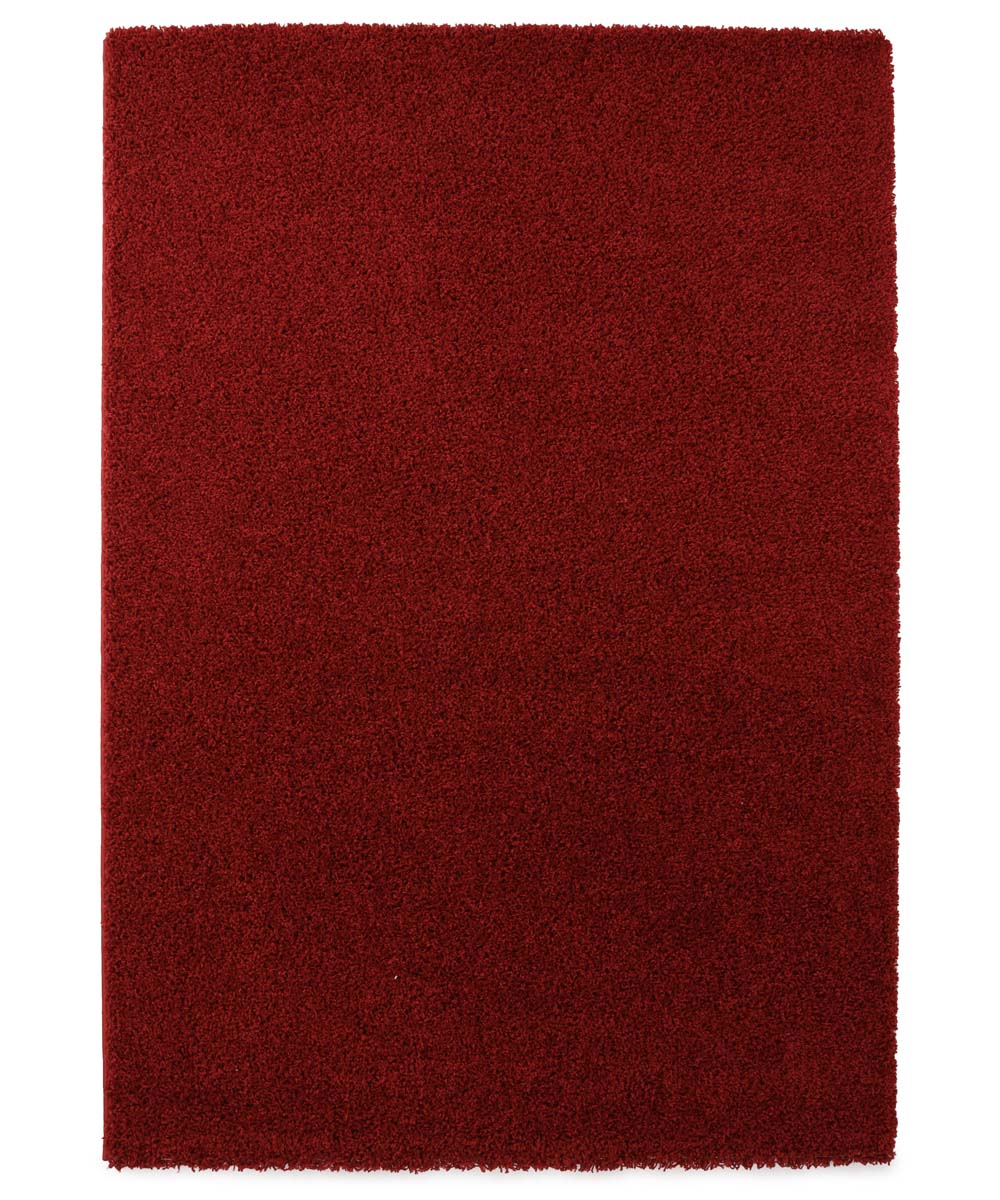 Tapis poils longs Shaggy Trend - rouge - overzicht, thumbnail