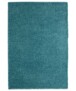 Tapis poils longs Shaggy Trend - turquoise - overzicht, thumbnail