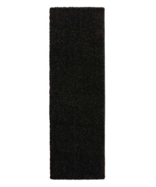 Tapis de couloir poils longs Shaggy Trend - gris anthracite - overzicht, thumbnail