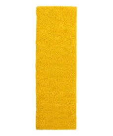 Tapis de couloir poils longs Shaggy Trend - jaune - overzicht, thumbnail