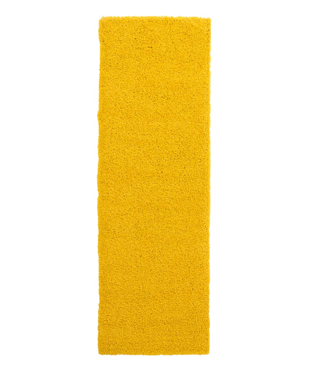 Tapis de couloir poils longs Shaggy Trend - jaune - overzicht Tapis de couloir poils longs Shaggy Trend - jaune - overzicht