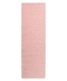 Tapis de couloir poils longs Shaggy Trend - rose clair - overzicht, thumbnail