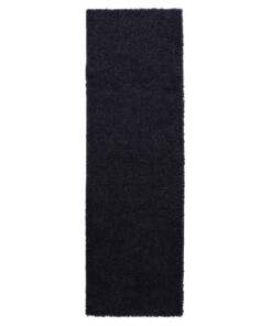 Tapis de couloir poils longs Shaggy Trend - bleu marine - overzicht