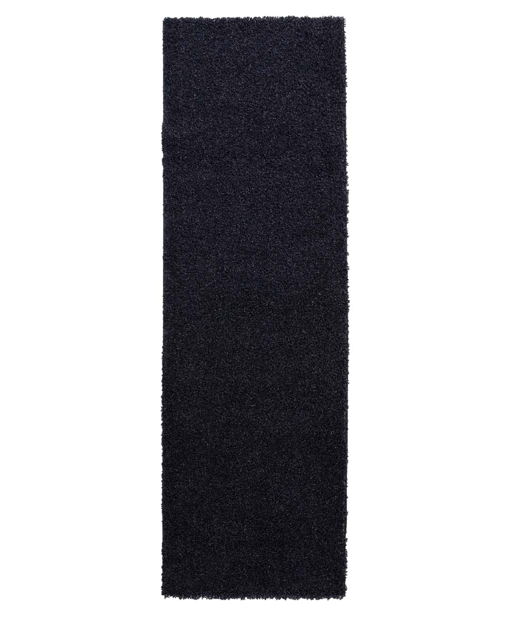 Tapis de couloir poils longs Shaggy Trend - bleu marine - overzicht Tapis de couloir poils longs Shaggy Trend - bleu marine - overzicht