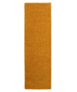 Tapis de couloir poils longs Shaggy Trend - jaune moutarde - overzicht
