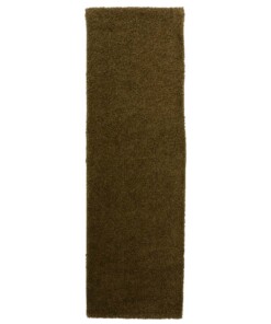 Tapis de couloir poils longs Shaggy Trend - vert olive - overzicht
