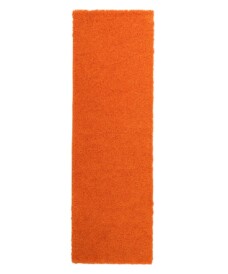 Tapis de couloir poils longs Shaggy Trend - orange - overzicht, thumbnail