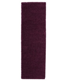 Tapis de couloir poils longs Shaggy Trend - violet - overzicht, thumbnail